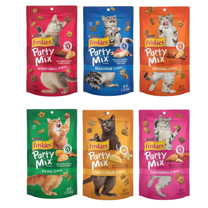 퓨리나 프리스키 파티믹스 60g×6종콤보 [6종 각1개씩]