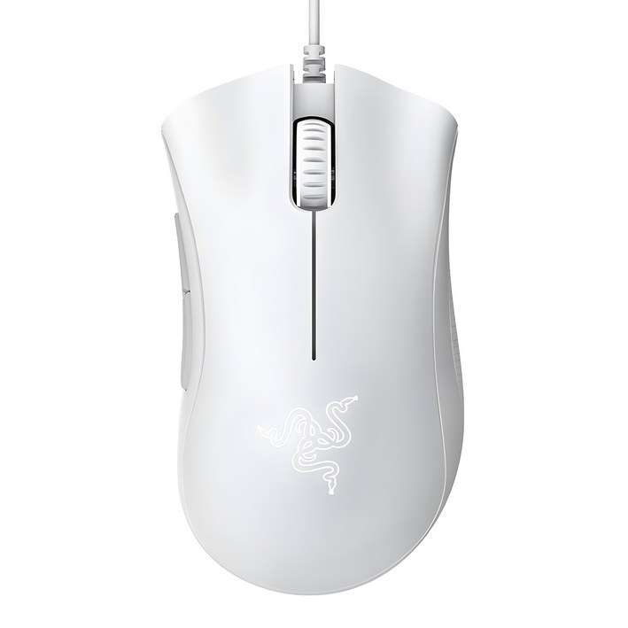 레이저 DeathAdder Essential 유선마우스 RZ010385, 화이트, RZ010385