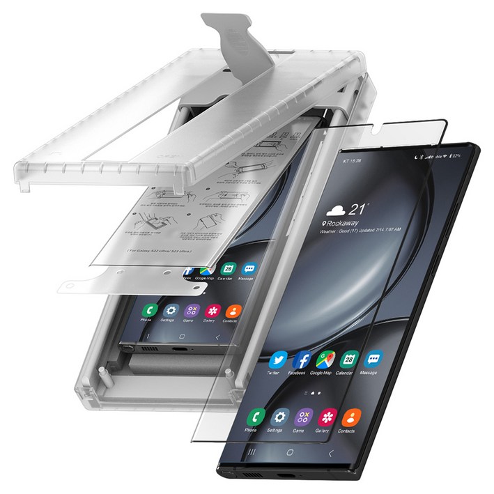 고부기 이지툴 하이브리드 강화 액정보호필름 2p 세트, 1세트