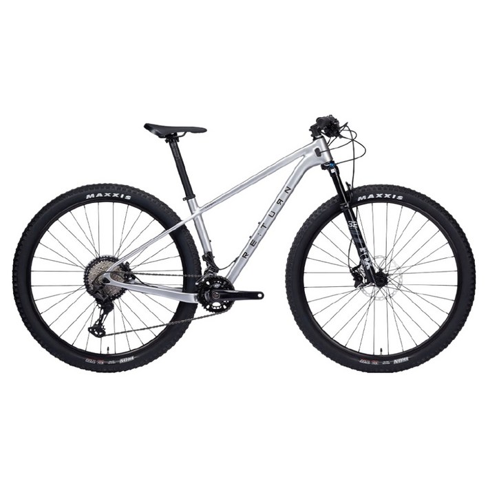 세파스 리턴 시마노 XT 24단 풀카본 폭스샥 MTB 자전거 M 방문설치, 써밋실버, 176.5cm, 1개