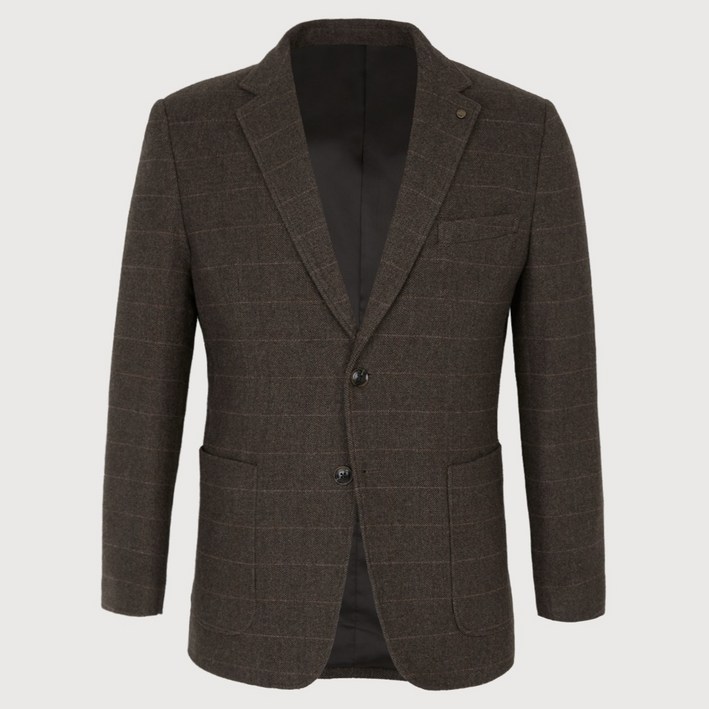 트레몰로 남성용 울혼방 캐주얼 자켓 FU5F915125