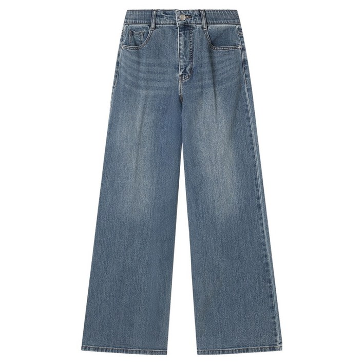 로엠 여성용 플레어핏 데님 팬츠