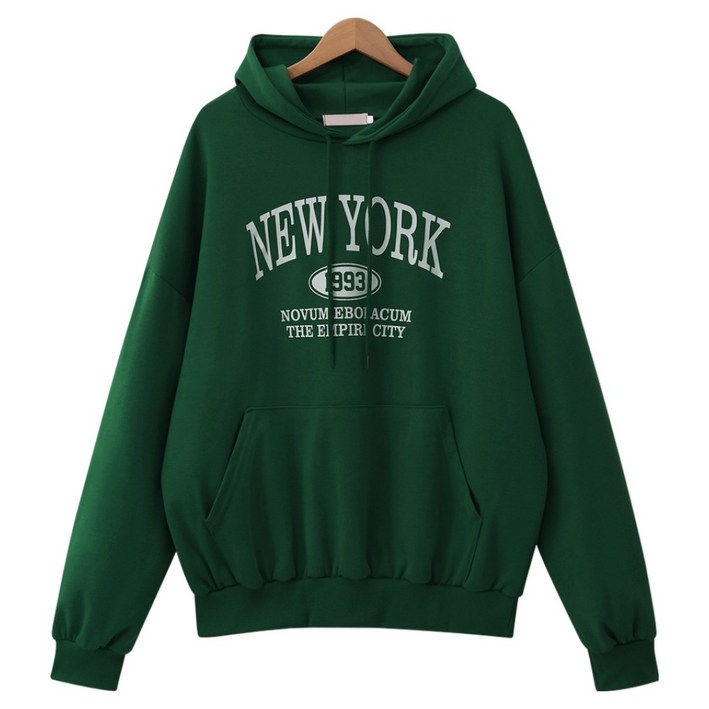 엠엔씨 남녀공용 1993 뉴욕 후드티 MDHD585CB