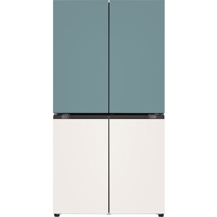 10 환급가전 색상선택형 LG전자 오브제 870L 매직스페이스 메탈 4도어 디오스 냉장고 방문설치