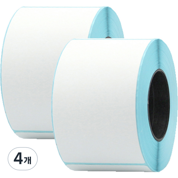 코히모 바코드프린터용 감열 라벨지 3W091 480p, 4개