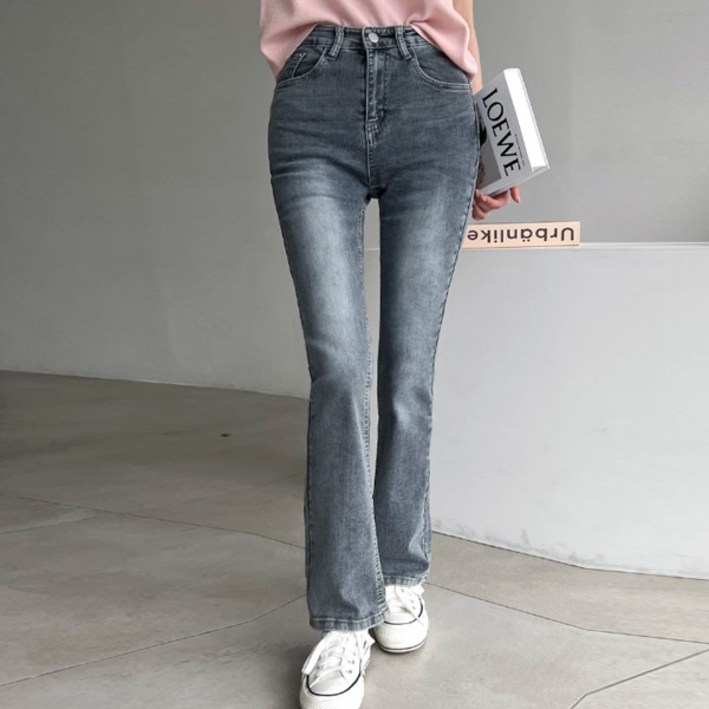 피핀 여성용 부츠컷 데님팬츠 79951 키작