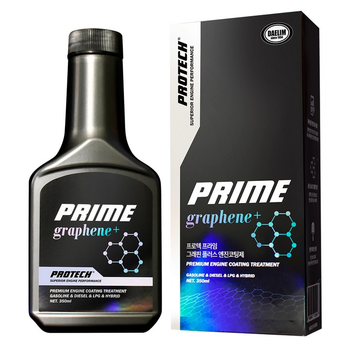프로텍 프라임 그래핀 플러스 엔진 오일 첨가제 350ml, 1개, 가솔린/휘발유