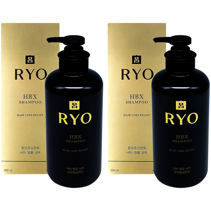 려 명품 HBX 탈모증상완화 앰플 샴푸 500ml 11 탈모케어 한방샴푸