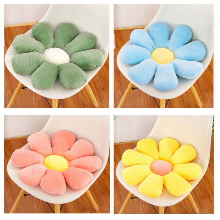 말랑말랑꽃방석 극세사 사무실용 쿠션 학생 스터디카페 도서관 애견방석 예쁜 쿠션