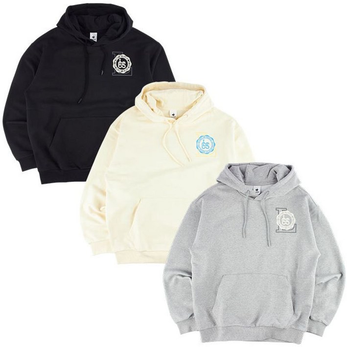 르꼬끄 공용 루즈핏 에센셜 쮸리 후드 티셔츠 QQ123LHD11