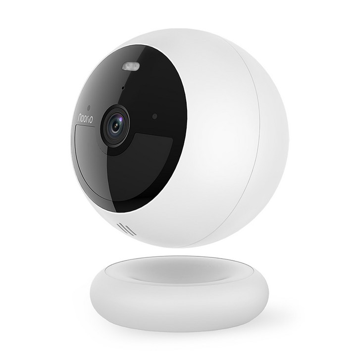 Noorio 무선 보안 홈카메라 CCTV 180일 연속 사용 8GB 메모리 카드 내장, CS201BH, 1개