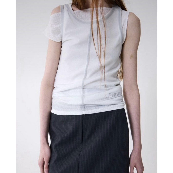 아이당일 런던플랏 레이어링 매쉬 티셔츠 4colors