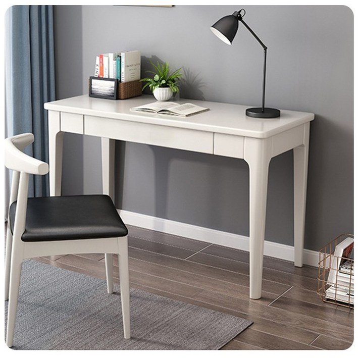 고무나무 원목 테이블 서재 책상