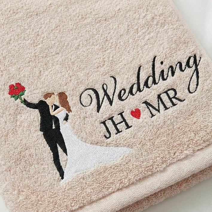 송월타월 웨딩 결혼 수건 답례품 고희 돌잔치 백일 30수 130g