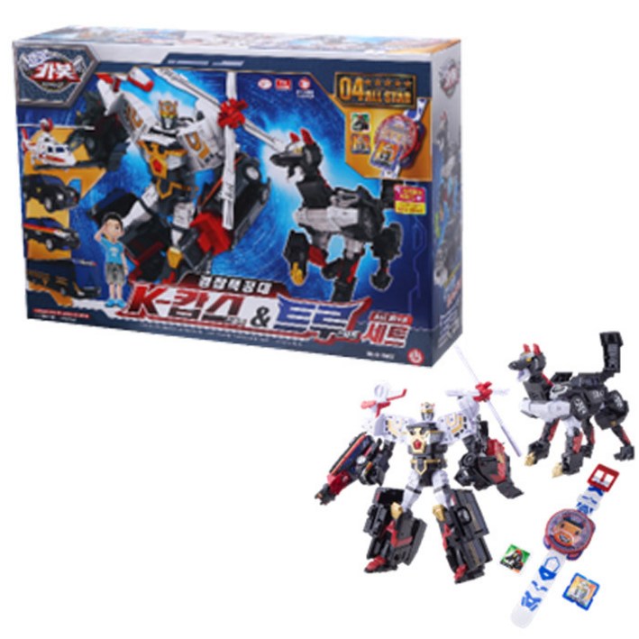 헬로카봇 경찰특공대 K캅스 앤 트루 올스타 세트