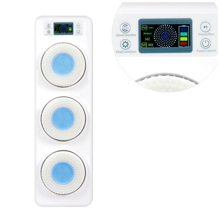 자동 때밀이 기계 셀프 브러시 싱글 벽부착 세신기 스크러버