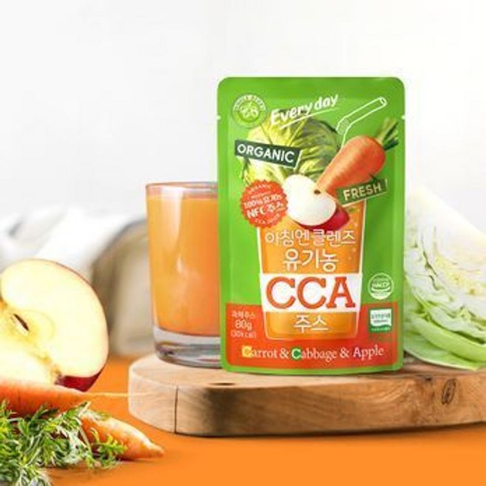 홀베리 아침엔 클렌즈 유기농 CCA주스