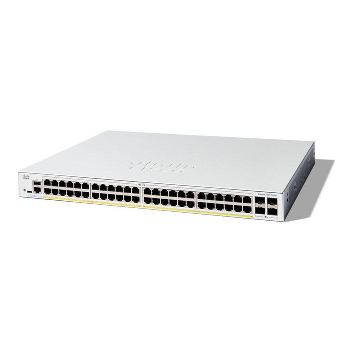 CISCO 시스코 CBS250-48T-4X 10G 4SFP+ 기가비트 48포트 L2 관리형 스위칭허브, 1개