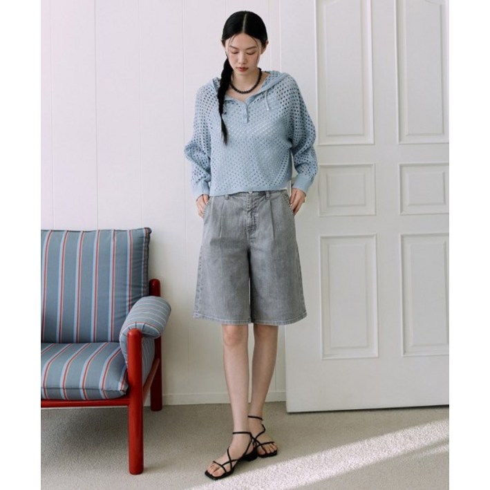 더엣지 THEATG 25SS 썸머 데님 버뮤다팬츠 727292