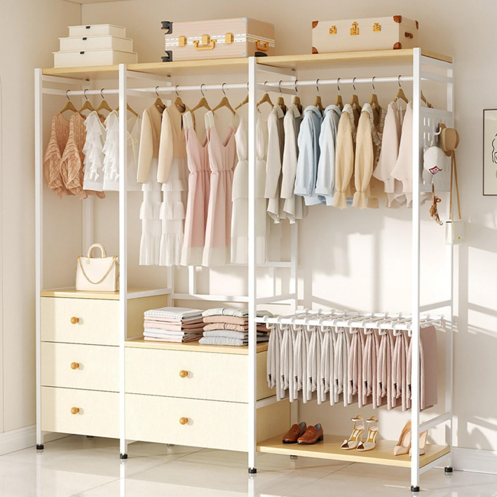 하이피러브 속깊은 확장 튼새맞춤 드레스룸 서랍형 시스템 행거