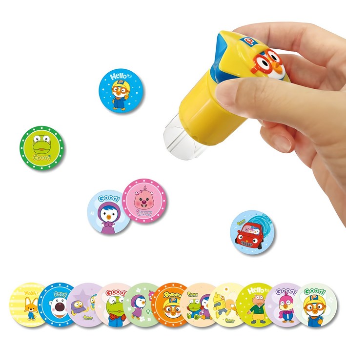 뽀로로 스티커 도장놀이 + 스티커 50p 세트