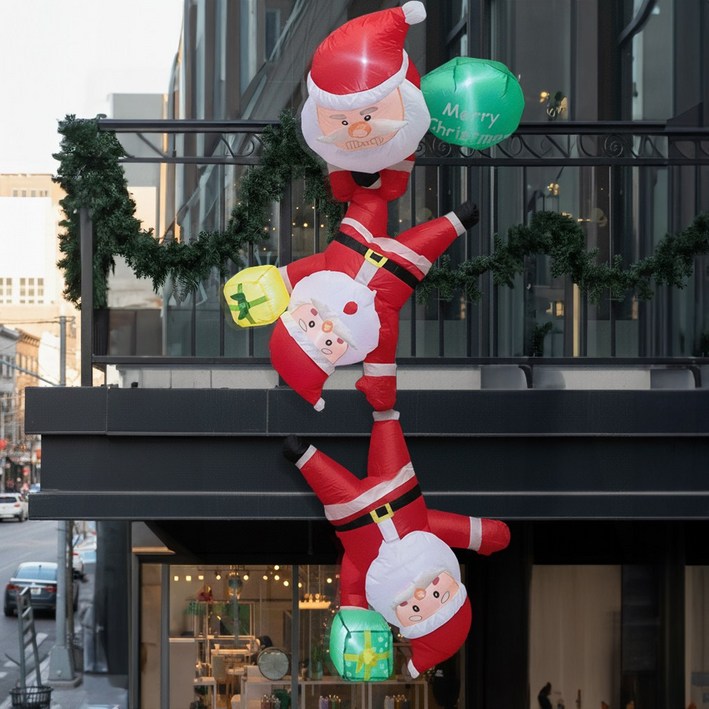 크리스마스 장식 대형 산타 풍선 눈사람 인형 성탄절 산타클로스 소품