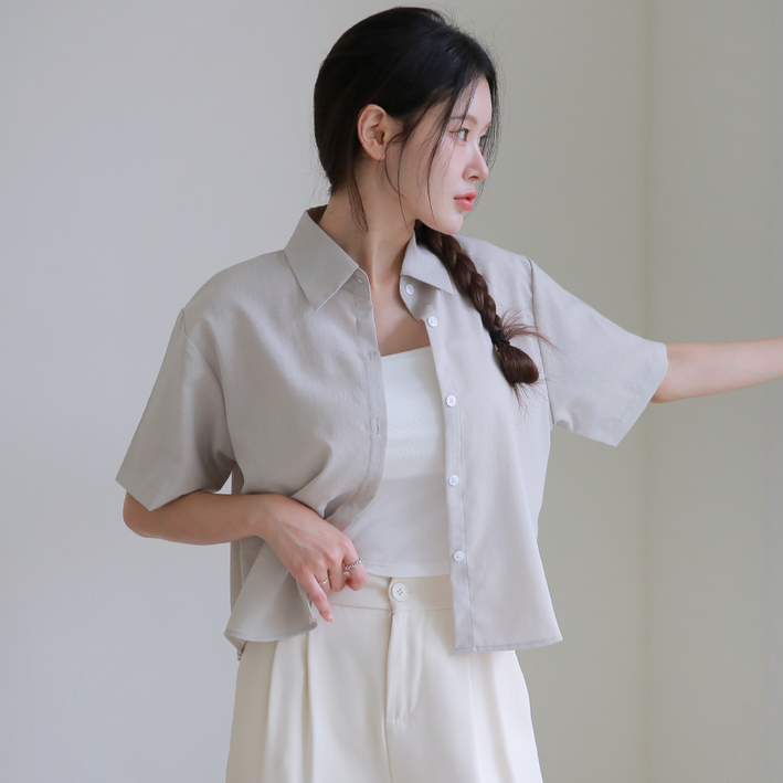 여름 기본셔츠 6종 데일리 반팔셔츠 출근룩 기본핏