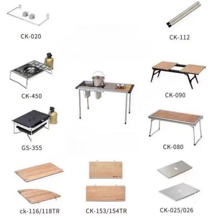 스노우피크 엔트리 IGT 세퍼레이트 테이블 구성 용품 CK-