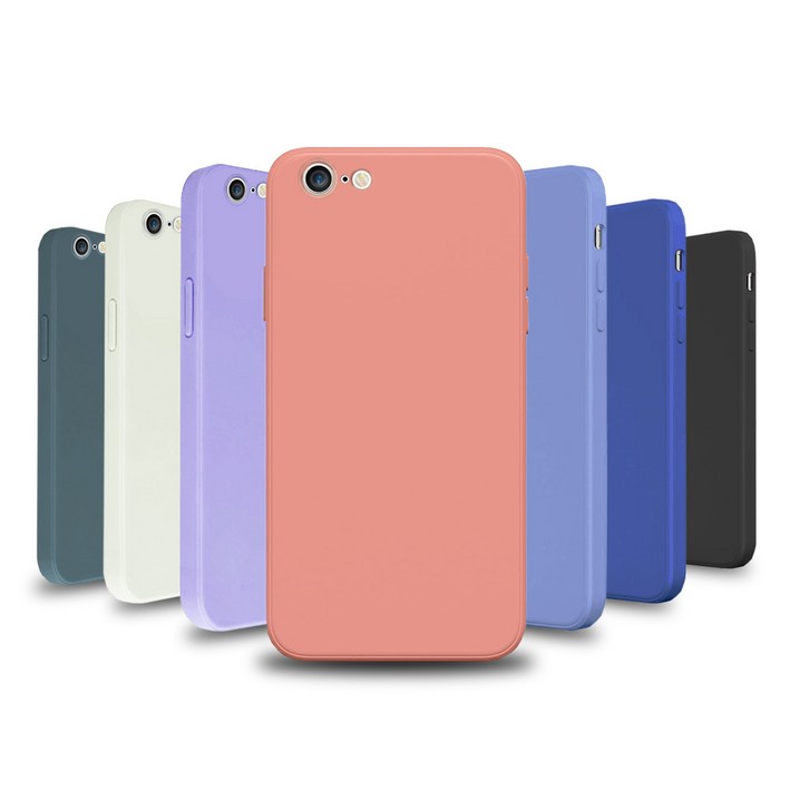 아이폰6/6S용 사각 실리콘 케이스