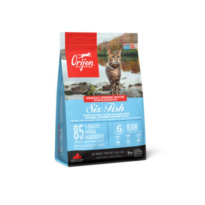 오리젠 전연령 6 피쉬 고양이 건식사료