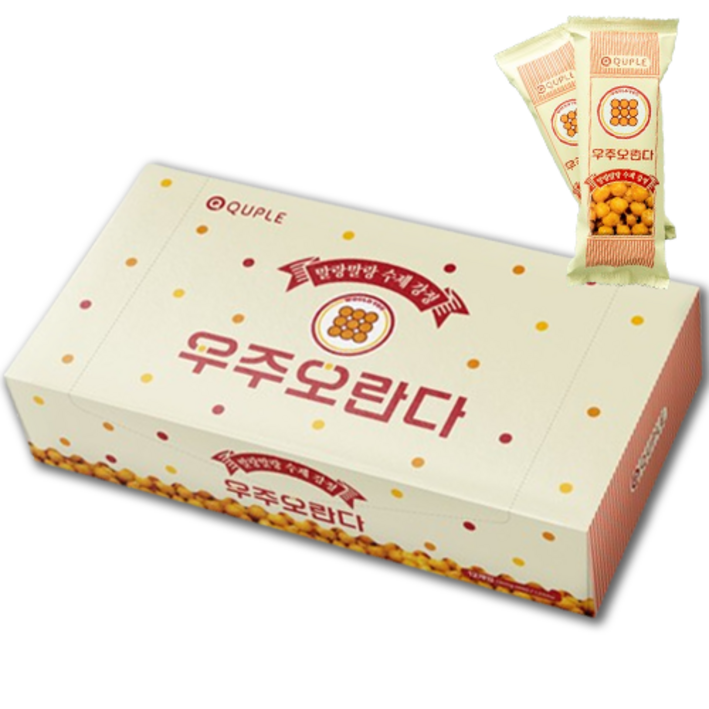 우주오란다 말랑말랑 플레인 강정, 30g, 18개