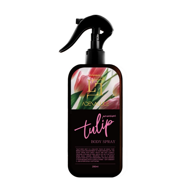 아데나루체 프리미엄 은은한 향 튤립 바디미스트, 1개, 280ml