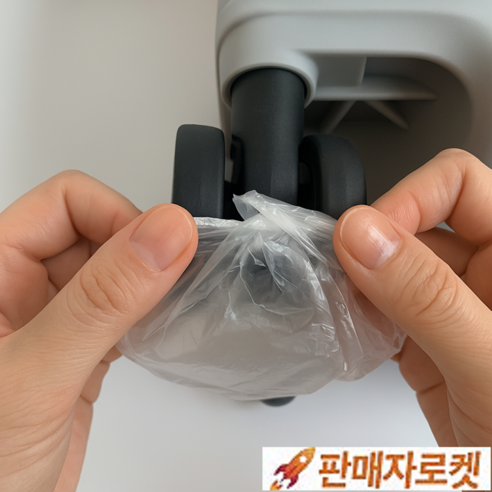 홈르네 캐리어 여행가방 일회용 바퀴 커버 100p