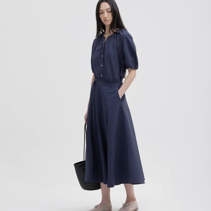 쥬크 ZOOC 넥셔링 플레어 원피스 Z252MSE022 579257