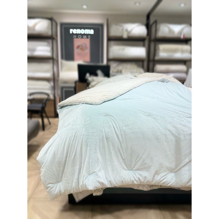 레노마홈 린 극세 겨울 차렵이불 베개 세트