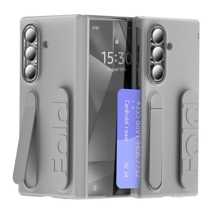 Elvo 갤럭시폴드7 힌지보호 사이드 카드수납 핸드스트랩 풀커버 케이스