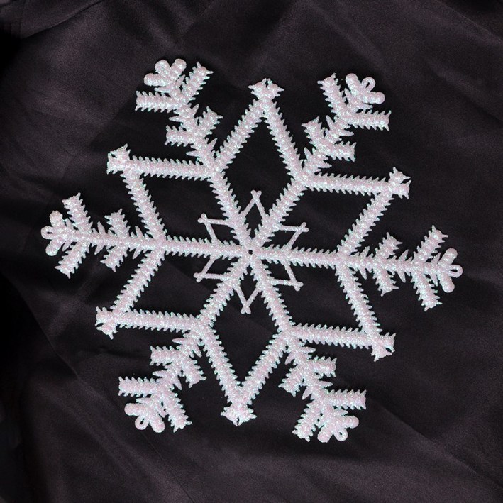 눈꽃 장식 25cm 대형 1P 겨울 크리스마스 트리 천장 창문 벽 데코 소품