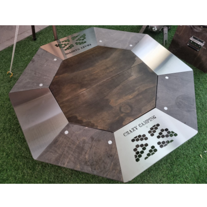크레이지캠핑 팔각화로테이블 전용 이너테이블 가방포함