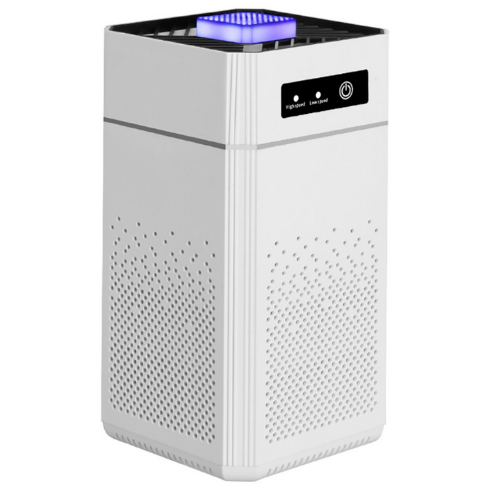 SmartGo 소형 미니 공기청정기 저소음 음이온 원룸 공기청정기 가정용 사무실용, 화이트