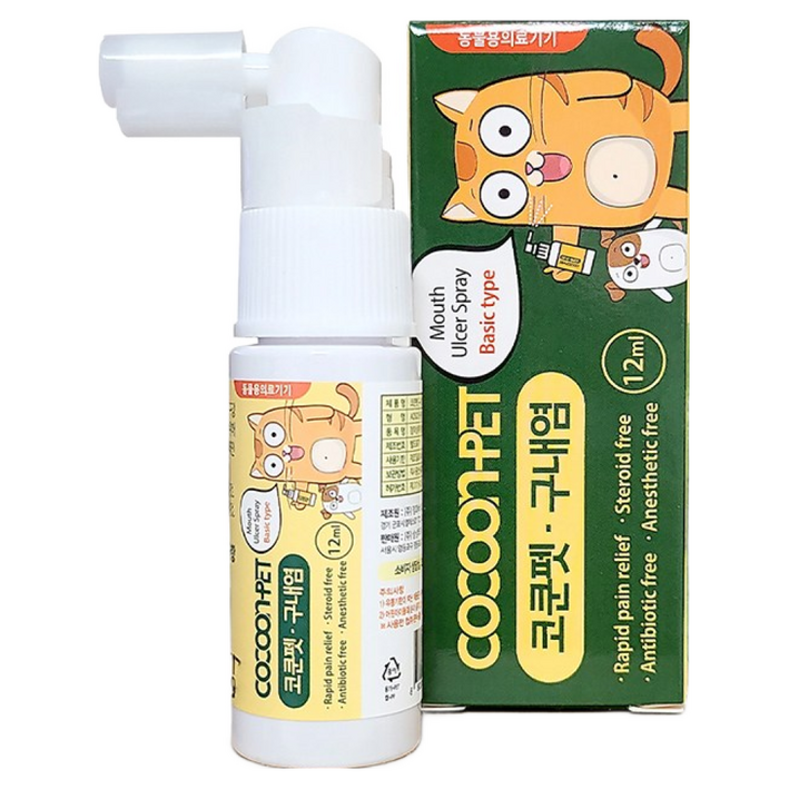코쿤펫 고양이 구내염 스프레이 12ml, 12ml, 1개