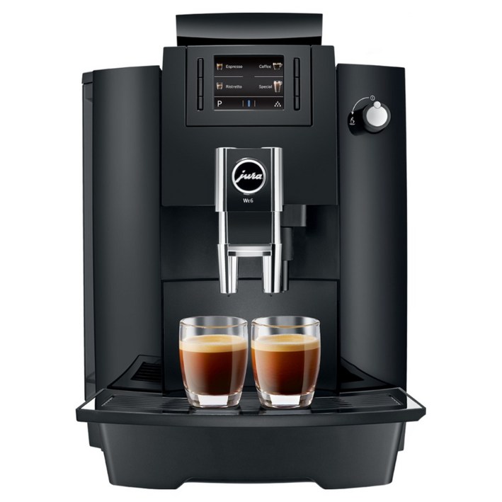 유라커피머신 WE6 사무실 업소용 전자동커피머신기 자동 원두 회사 병원 정식수입품, 기본 3L, 물통형