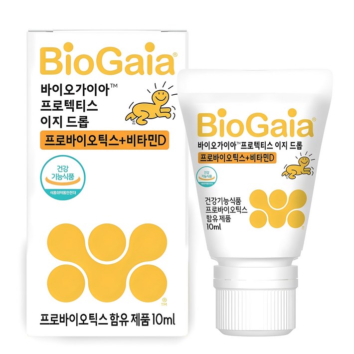 바이오가이아 프로텍티스 이지드롭 프로바이오틱스 비타민 D 영양제, 10ml, 1개