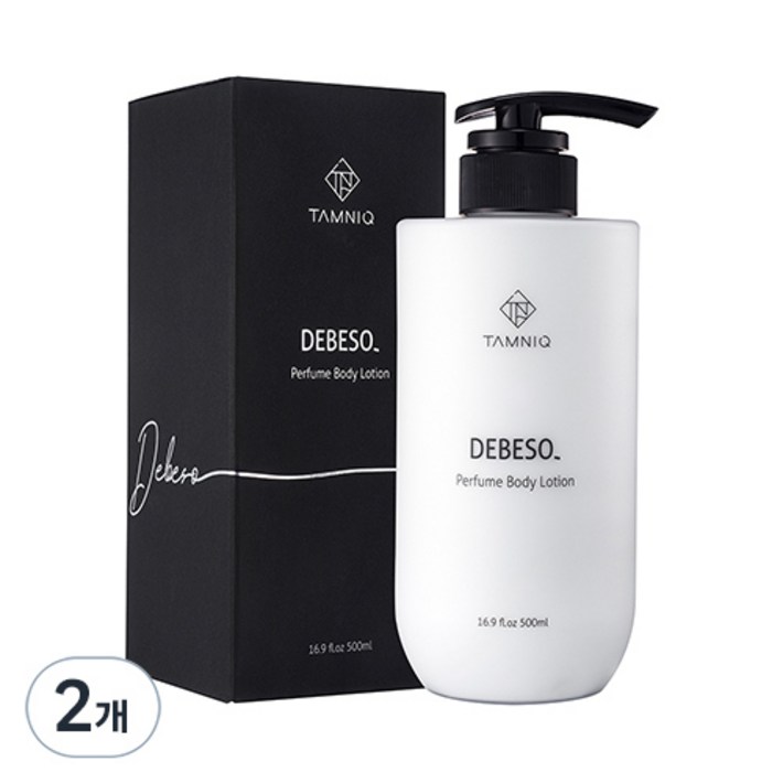탐니크 퍼퓸 고보습 바디로션 디베쏘 머스크향, 500ml, 2개 탐니크 퍼퓸 고보습 바디로션 디베쏘 머스크향, 500ml, 2개