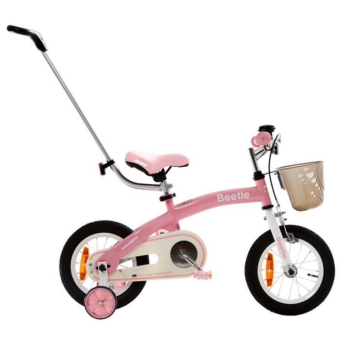 조코 비틀 12 유아동 체인 자전거 미조립, Pink White, 91cm 조코 비틀 12 유아동 체인 자전거 미조립, Pink White, 91cm