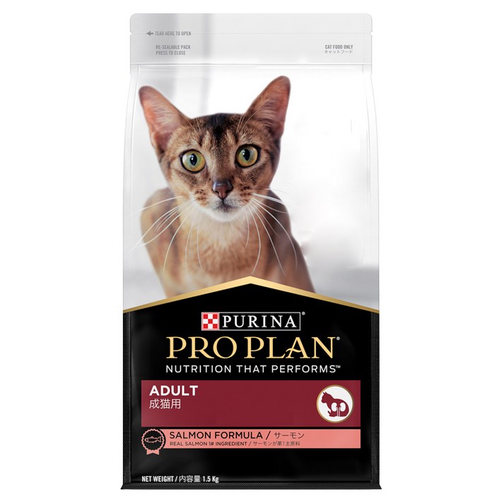 프로플랜 어덜트용 살몬 고양이 건식사료, 1.5kg, 1개, 연어 프로플랜 어덜트용 살몬 고양이 건식사료, 1.5kg, 1개, 연어