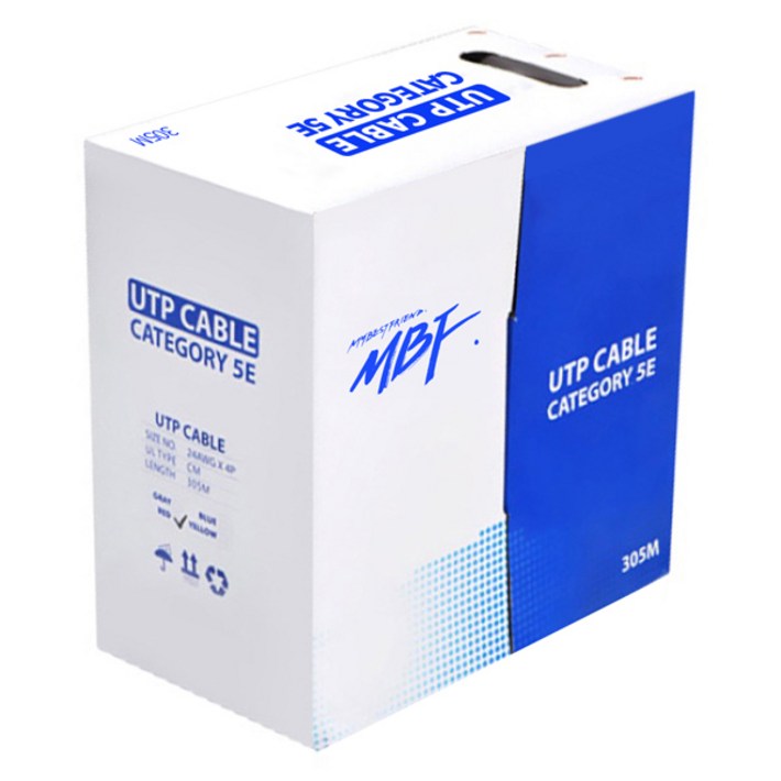 엠비에프 CAT.5E UTP 랜 케이블 MBFC5E305GR, 그린, 1개, 305m 엠비에프 CAT.5E UTP 랜 케이블 MBFC5E305GR, 그린, 1개, 305m