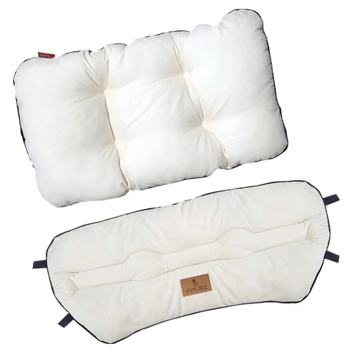 인뮤즈 강아지 유모차용 가드  방석 세트, 아이보리, 1세트