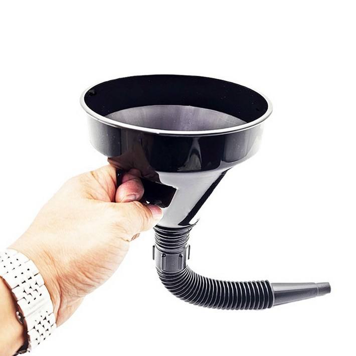 오토바이 자동차 휘발유 경유 엔진오일 연료 필터 플라스틱 급유 깔때기