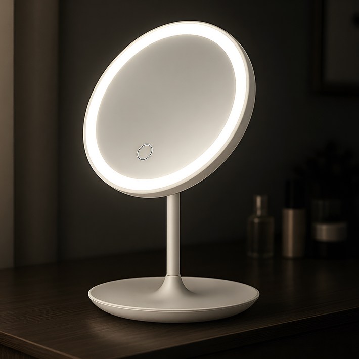 코지웰 LED 탁상거울 스마트 조명 IP1003