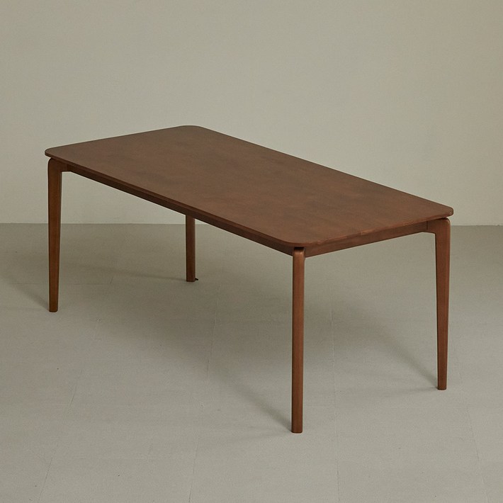 스칸딕 레프 원목식탁 1800 방문설치, 월넛, 6인용